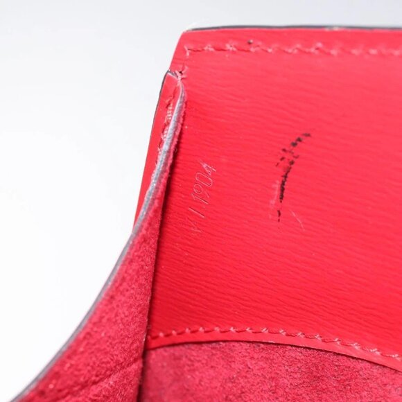 LOUIS VUITTON Epi Cluny Shoulder Bag Red M52257 LV Auth 115722 - Picture 3 of 15